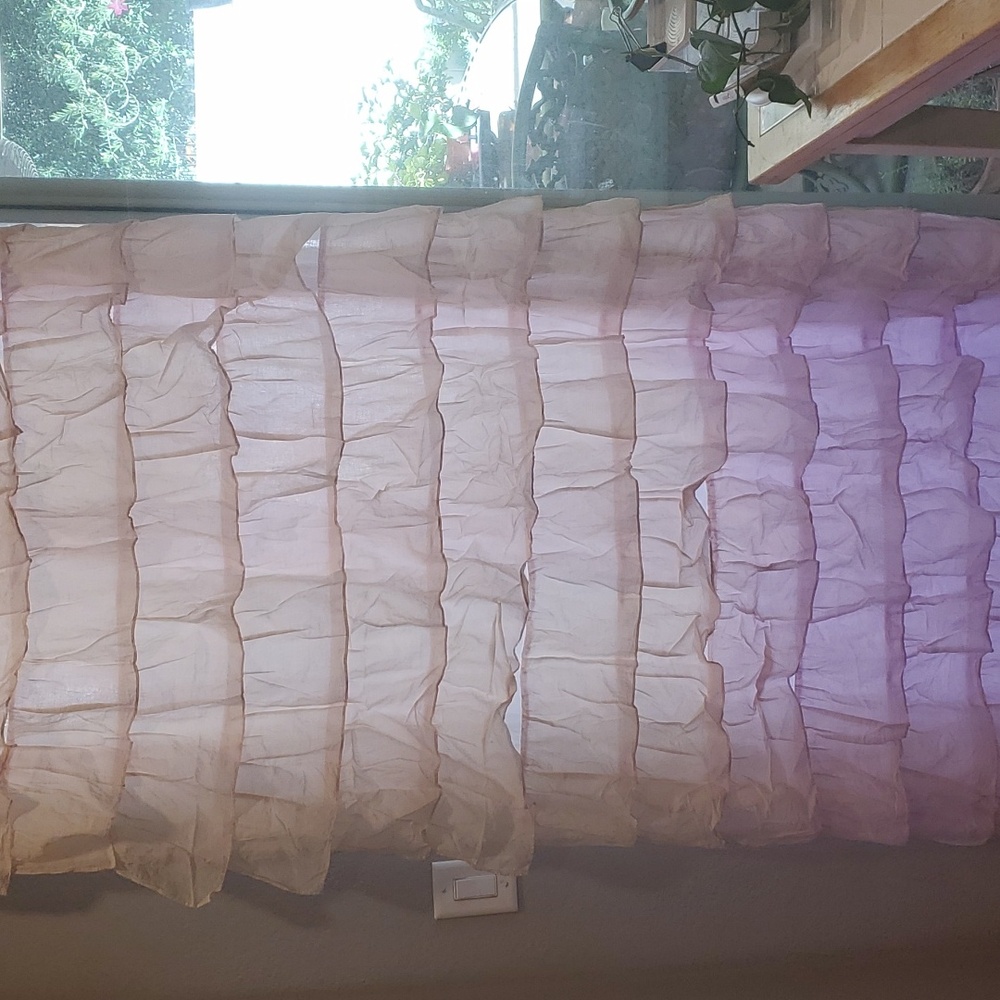 Pottery Barn Kids Ruffled Curtains (Set of 2)